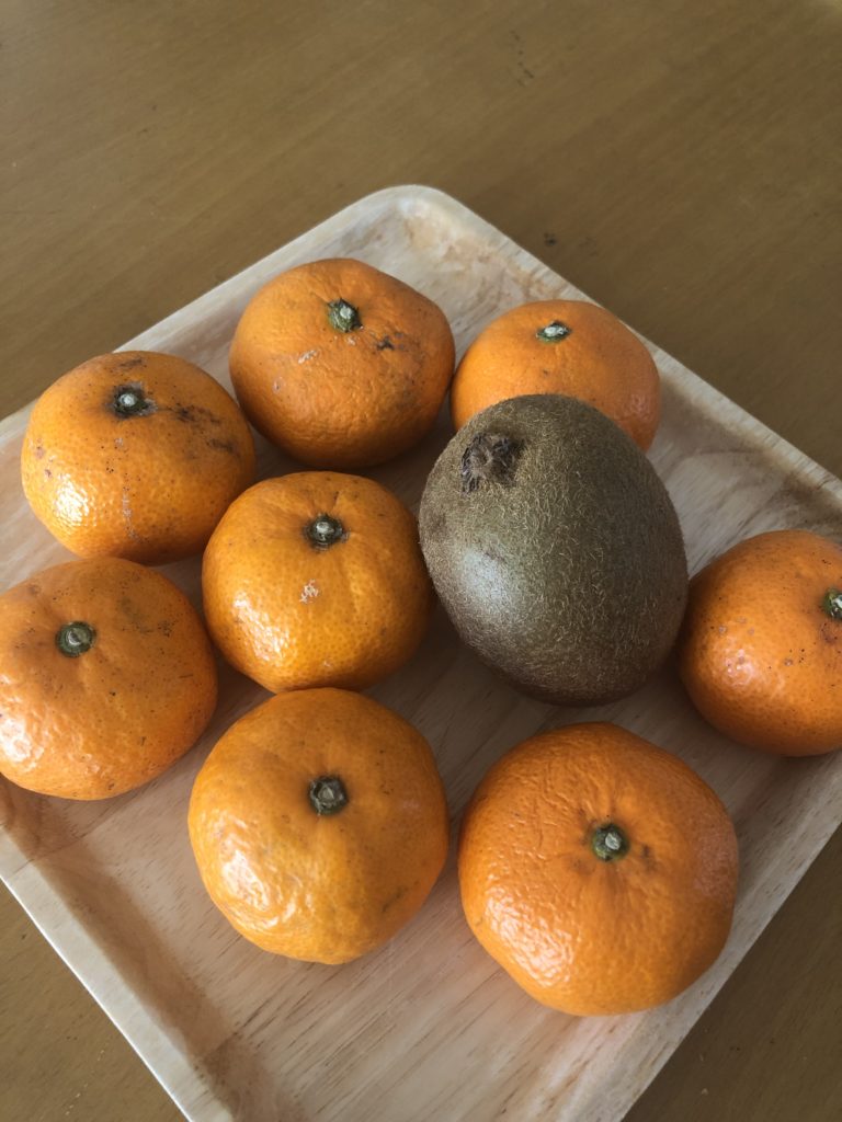 みかんとキウイ