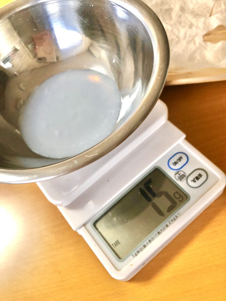 お米のマスク 実験3